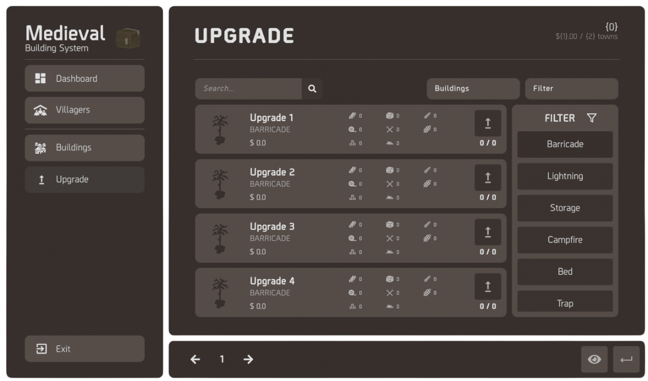 Town Manager UI & Plugin